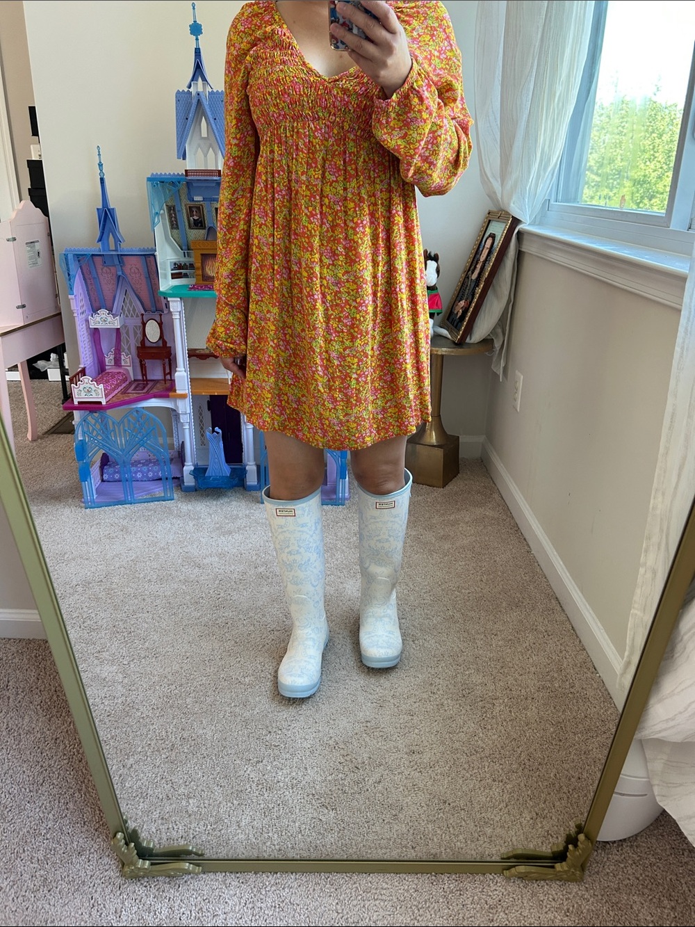 Hunter *LoveFancyShack rain boots. Size 8 - Picture 14 of 17